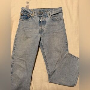 Levi's 501’s Light Blue Straight Jeans